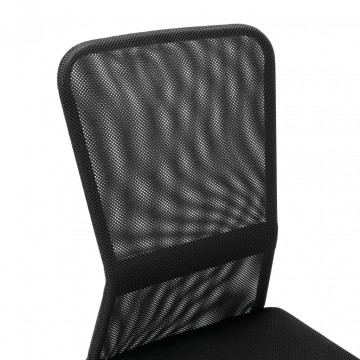 Scaun de birou, negru, 44x52x100 cm, plasă textil - Img 8
