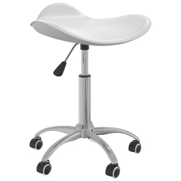 Scaun de salon spa, alb, piele ecologică - Img 1