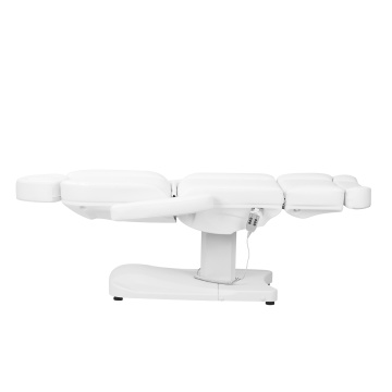 Scaun electric cosmetic Azzurro 803D 3-motoare alb - Img 4