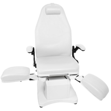 Scaun electro podologie azzurro 709a 3 alb puternic - Img 3