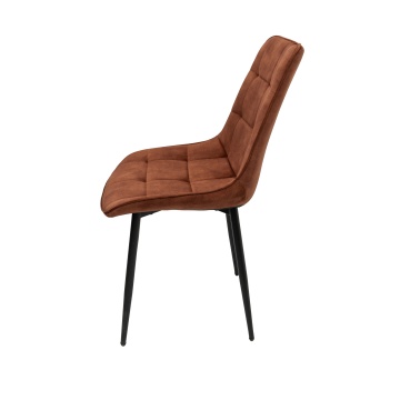 Scaun living HT1, stofa, maro deschis - Img 2