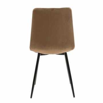 Scaun living, tapitat cu stofa, s-155, maro - Img 6