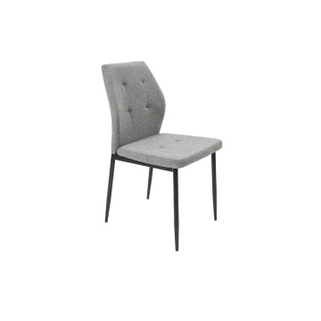 Scaun tapitat S-213, Stofa, Gri deschis - Img 1