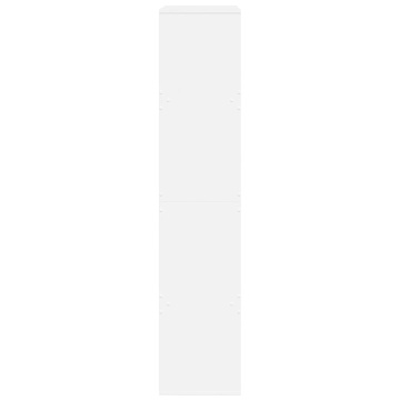Separator de cameră, alb, 100x33x155,5 cm, lemn prelucrat - Img 8
