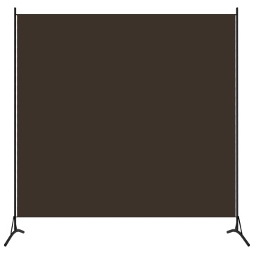 Separator de cameră, maro, 175x180 cm, textil - Img 1