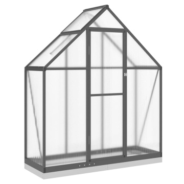 Sere cu cadru de bază, antracit, 169x58x202 cm, aluminiu - Img 2