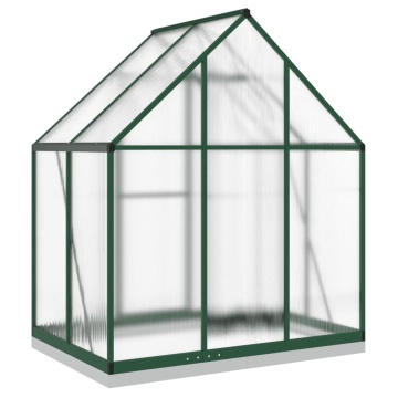 Sere cu cadru de bază, verde, 169x114x202 cm, aluminiu - Img 8