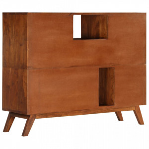 Servantă, 115 x 35 x 86 cm, lemn masiv de acacia - Img 7