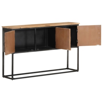 Servantă, 120 x 30 x 75 cm, lemn masiv de acacia - Img 3