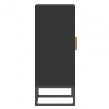 Servantă, negru, 60x30x75 cm, lemn prelucrat - Img 8
