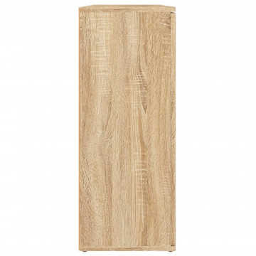Servantă, stejar sonoma, 91x29,5x75 cm, lemn prelucrat - Img 6