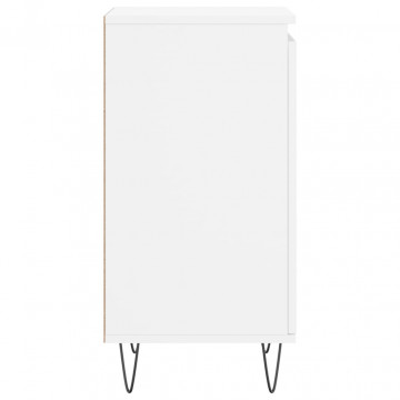Servante, 2 buc., alb, 40x35x70 cm, lemn prelucrat - Img 7