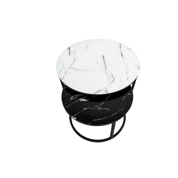 Set 2 mese cafea MC-133, 80x45 cm, sticla - Img 2
