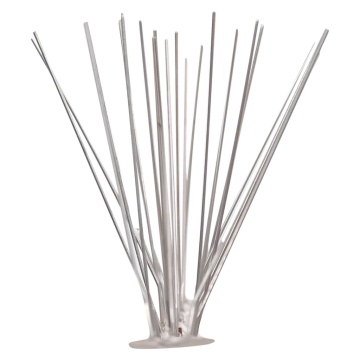 Set bandă cu țepi antipăsări cu 5 rânduri, 10 buc., oțel, 5 m - Img 4