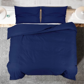 Set cu husă de pilotă, bleumarin, 200x220 cm, bumbac - Img 8