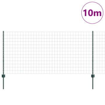 Set de Împrejmuire Grădină Set de 2 Verde Oțel Vopsit Electrostatic - Img 3