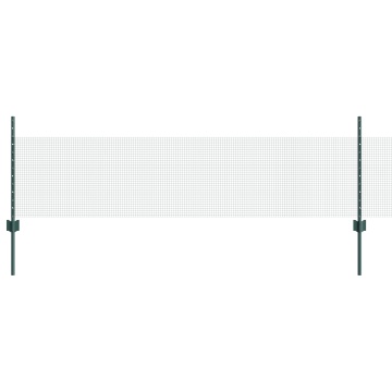 Set de Panouri de Gard Rustic Set de 2 Verde Metal 10 x 0.5 m - Img 2