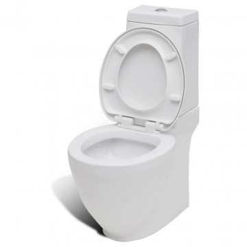 Set de toaletă & bideu, alb, ceramică - Img 5