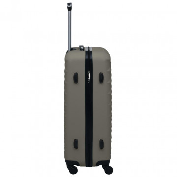 Set de valize cu carcasă rigidă, 2 piese, antracit, ABS - Img 4