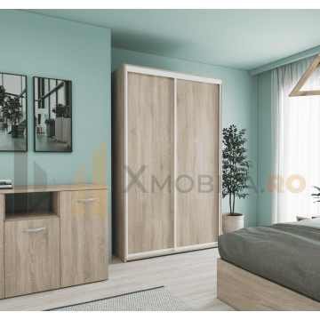 Set Dormitor Smart, Material Pal 18mm, Culoare Sonoma - Img 3