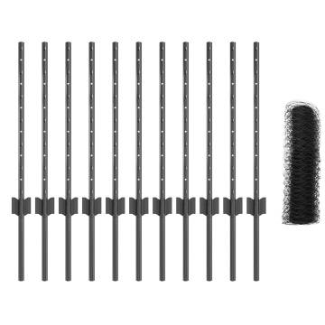 Set Gard pentru Grădină Pachet de 2 Gri Metal Mare Extensibil - Img 2