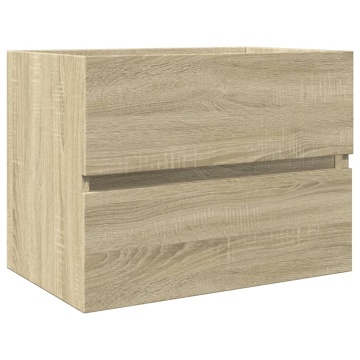 Set mobilier de baie, 2 piese, ceramică și lemn prelucrat - Img 4