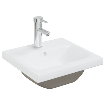 Set mobilier de baie, 4 piese, stejar sonoma, lemn prelucrat - Img 4