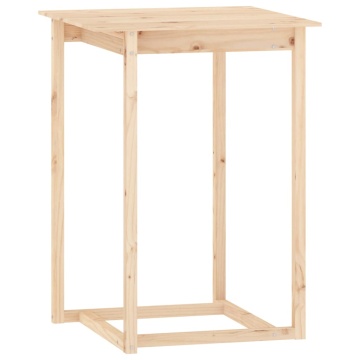Set mobilier de bar, 5 piese, lemn masiv de pin - Img 6