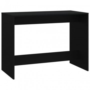 Set mobilier de bucătărie, 3 piese, negru, PAL - Img 8