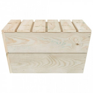 Set mobilier de grădină, 2 piese, lemn de molid tratat - Img 8