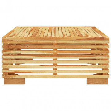 Set mobilier de grădină, 2 piese, lemn masiv de tec - Img 6
