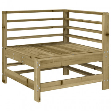 Set mobilier de grădină, 3 piese, lemn de pin impregnat - Img 4