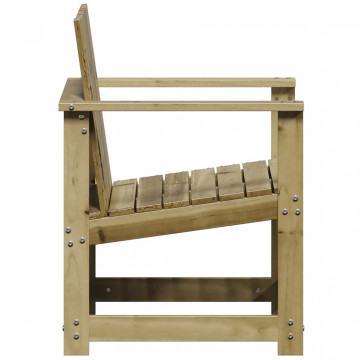 Set mobilier de grădină, 3 piese, lemn de pin impregnat - Img 8