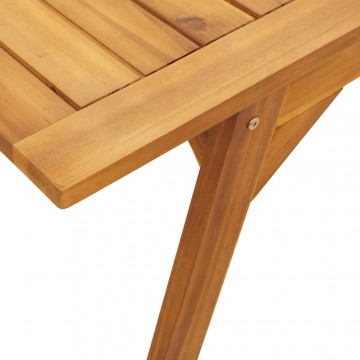 Set mobilier de grădină, 3 piese, lemn masiv de acacia - Img 6