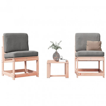 Set mobilier de grădină, 3 piese, lemn masiv douglas - Img 1