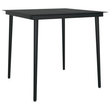 Set mobilier de grădină, 5 piese, gri - Img 5
