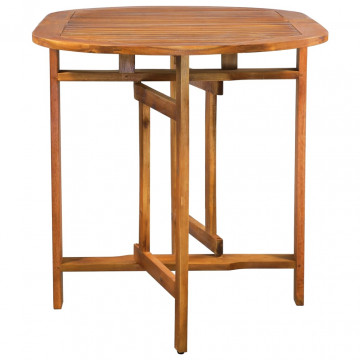 Set mobilier de grădină, 5 piese, lemn masiv de acacia - Img 6