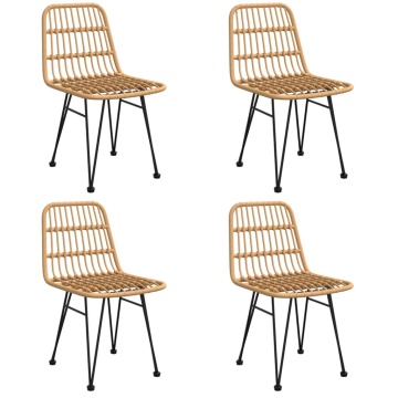 Set mobilier de grădină, 5 piese, poliratan - Img 4