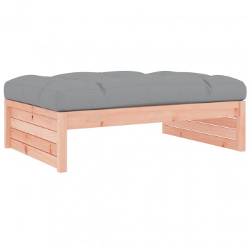 Set mobilier de grădină cu perne, 2 piese, lemn masiv Douglas - Img 8