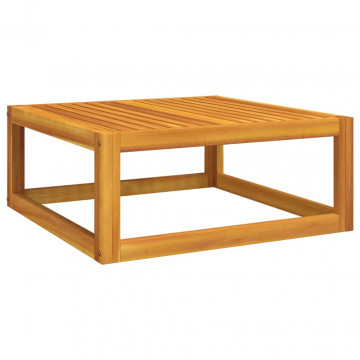 Set mobilier de grădină cu perne, 3 piese, lemn masiv acacia - Img 6