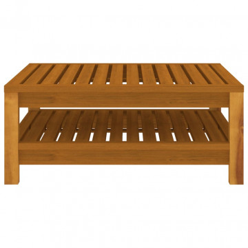 Set mobilier de grădină cu perne, 4 piese, lemn masiv acacia - Img 3