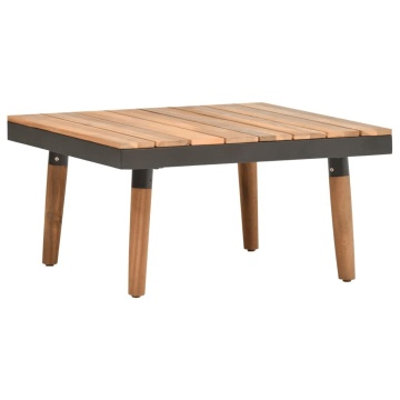 Set mobilier de grădină cu perne, 4 piese, lemn masiv de acacia - Img 3