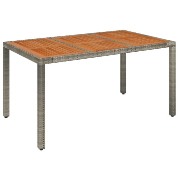 Set mobilier de grădină cu perne, 5 piese, gri, poliratan - Img 4