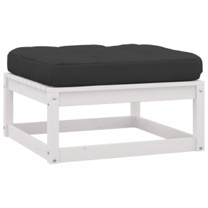 Set mobilier de grădină cu perne, 5 piese, lemn masiv de pin - Img 8