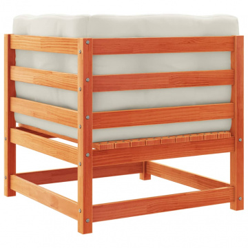 Set mobilier de grădină cu perne, 5 piese, lemn masiv de pin - Img 6