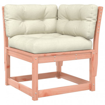 Set mobilier de grădină cu perne, 5 piese, lemn masiv douglas - Img 4