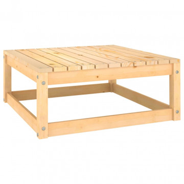 Set mobilier de grădină cu perne, 6 piese, lemn masiv pin - Img 7