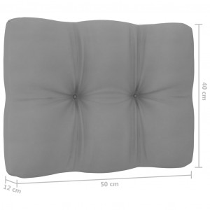 Set mobilier de grădină cu perne, 8 piese, lemn masiv de pin - Img 6