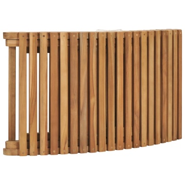 Set mobilier de grădină pliabil, 3 piese, lemn masiv de tec - Img 8