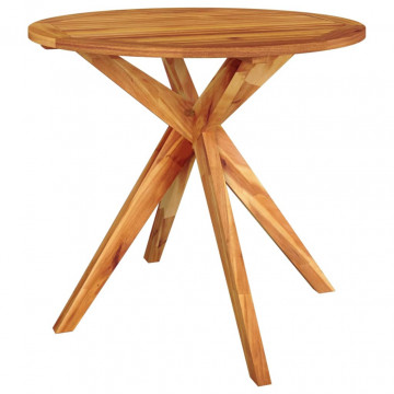 Set mobilier grădină, 3 piese, lemn masiv de acacia - Img 5